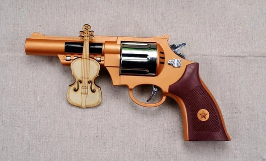 玩具手枪音箱图片