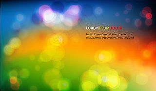 彩色光点梦幻背景图片