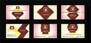 高档房地产名片卡片设计矢量素材