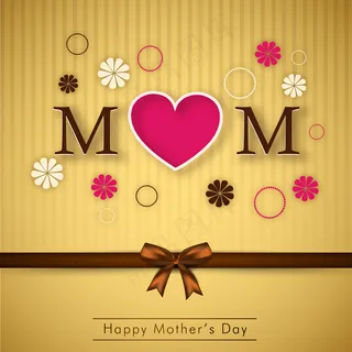 母亲节庆典贺卡设计