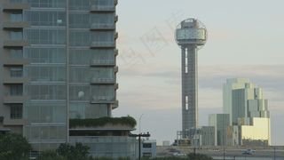 在达拉斯会师塔，德克萨斯4K超高清...