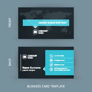 创意简约时尚商务名片设计