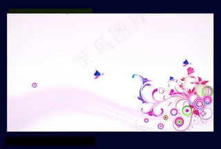 时尚展板背景设计PSD