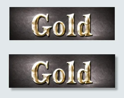 黄金金属PS图象处理软件风格