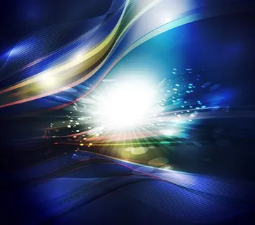 动感科技光芒背景矢量素材三