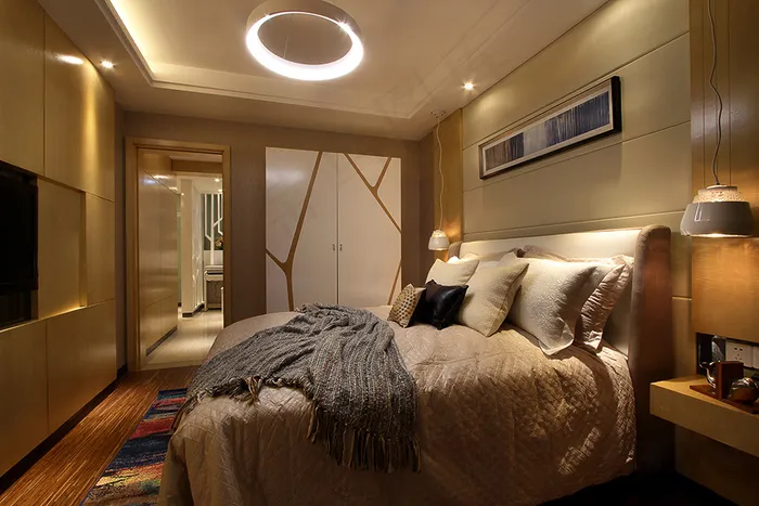 温馨风卧室家装效果图下载