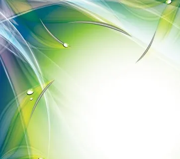 植物水滴背景矢量素材 植物水滴背景矢量素材