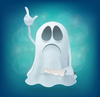 万圣节小鬼矢量