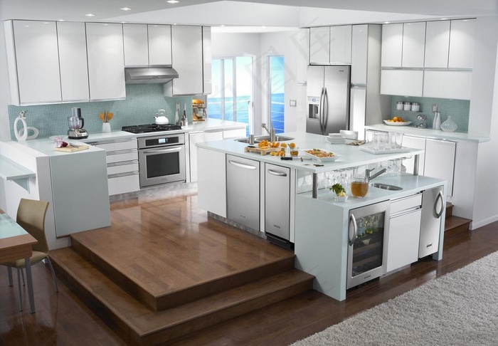 惠而浦开放式厨房图片