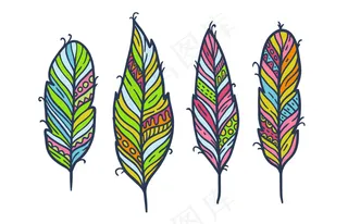 矢量羽毛