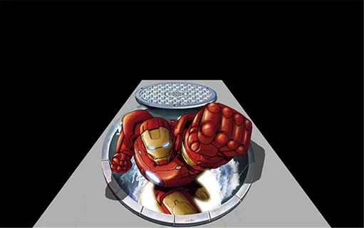 钢铁侠3D画 钢铁侠3D画