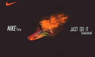 nike运动鞋海报图片