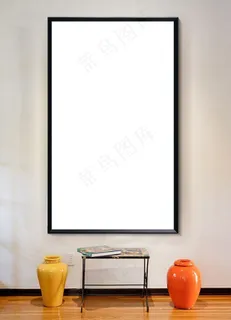 大厅客厅卧室背景墙墙壁壁纸场景样机