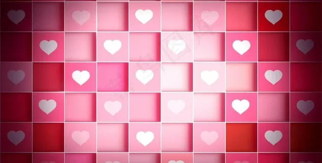 晚会婚礼背景视频爱心图片