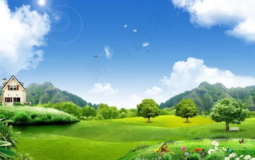 蓝天白云风景 蓝天白云风景