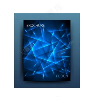 画册封面设计激光类海报