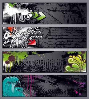 非主流涂鸦背景矢量图下载