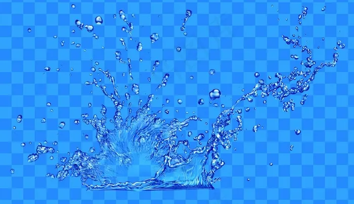 水花图片psd模版下载