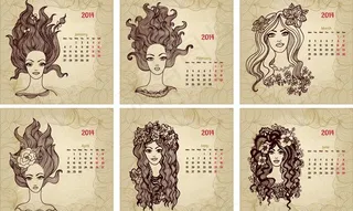 2014年创意日历图片