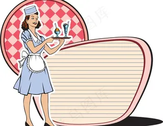 服务员 侍者图片