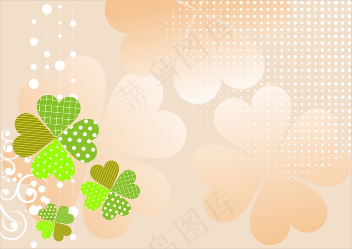 名片四叶草膜板