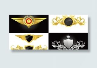 翼盾小麦模式向量