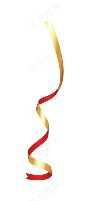 金色丝带矢量