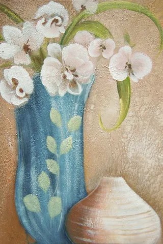 花 装饰画 油画