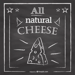 黑板餐厅菜单奶酪设计
