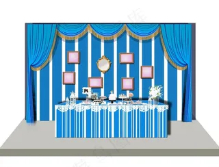 婚礼效果图PSD素材