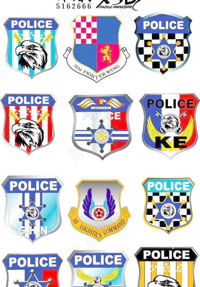 15警徽设计资料图片