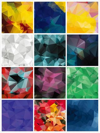 多边形背景矢量