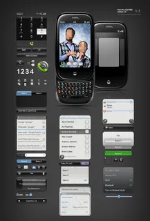 黑色手机网站设计