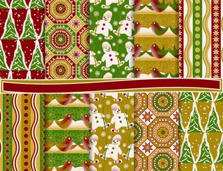 圣诞花纹 欧式花纹图片