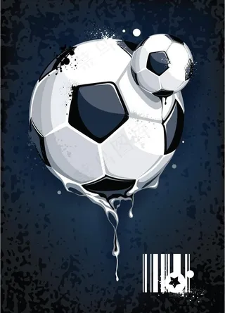 足球矢量素材图片