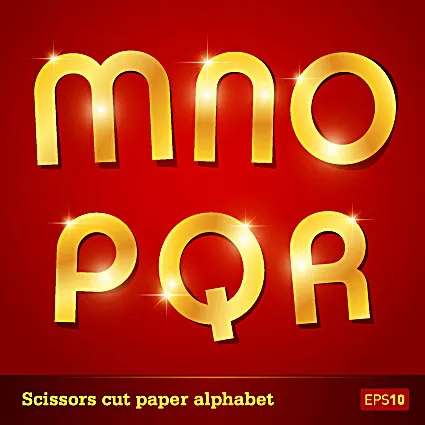 黄金字eps,ai矢量模版下载