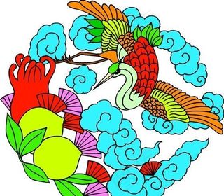 吉祥图案 中华传统图案 动物装饰图案 矢量素材 CDR格式_0050