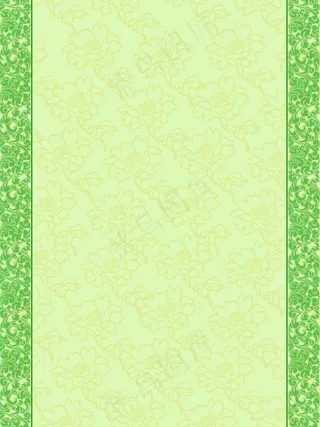 绿色花纹背景图图片