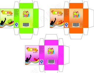 系列包装盒设计（贴图）图片