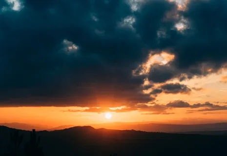 唯美的黄昏景色高清图片 唯美的黄昏景色高清图片