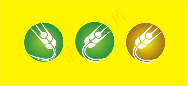 logo稻穗cdr矢量模版下载
