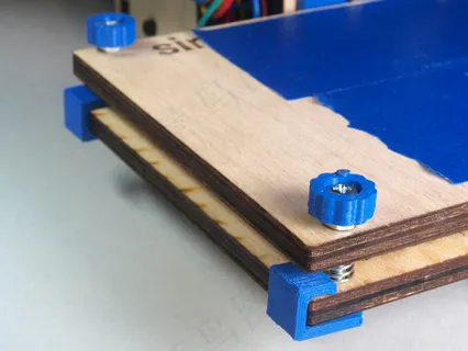 printrbot简易床调平螺钉