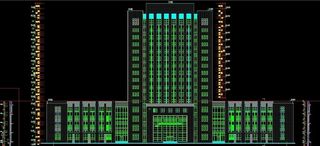 大楼造型图 高楼大厦立面图