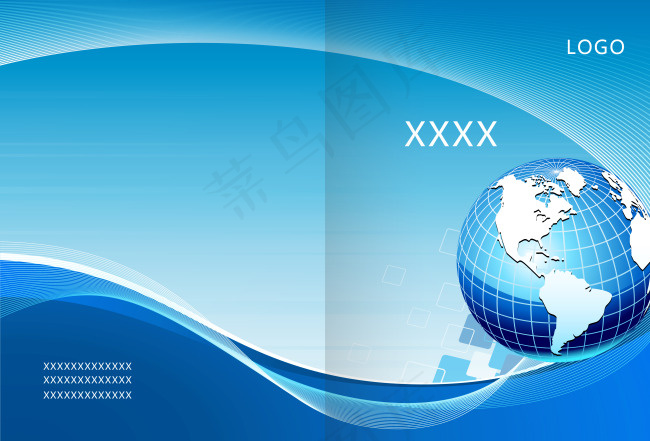 科技蓝封面图片