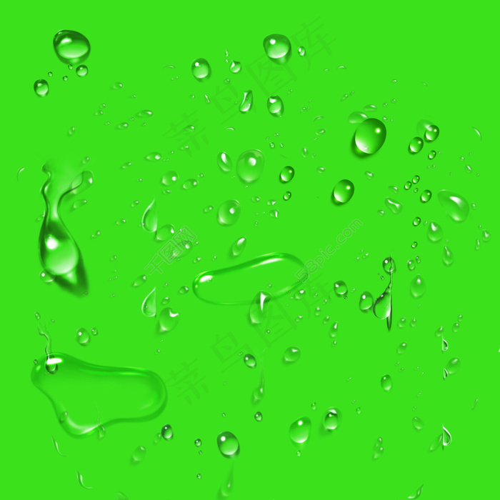 水滴素材
