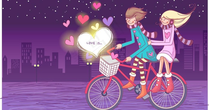 情人节漫画图片