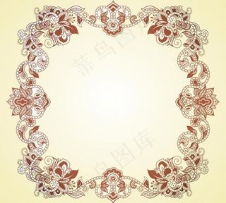 花朵花卉花纹边框图片