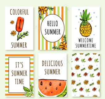 卡通矢量水果背景素材