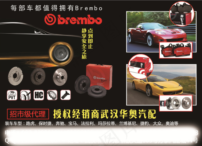 刹车片宣传