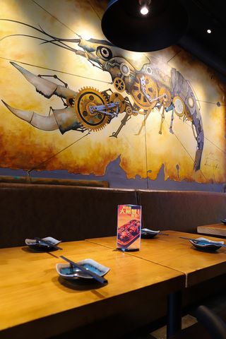 黑色高清餐饮实景图片